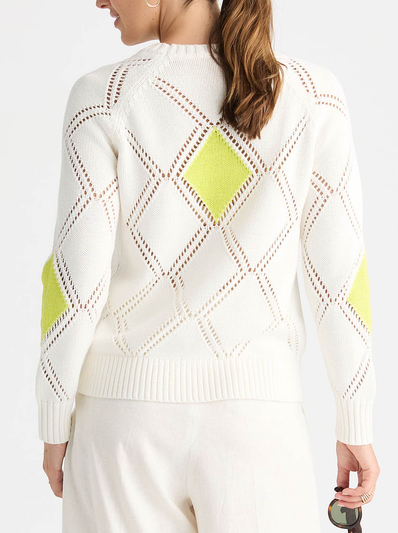 ZAKET & PLOVER DIAMOND DETAIL JUMPER