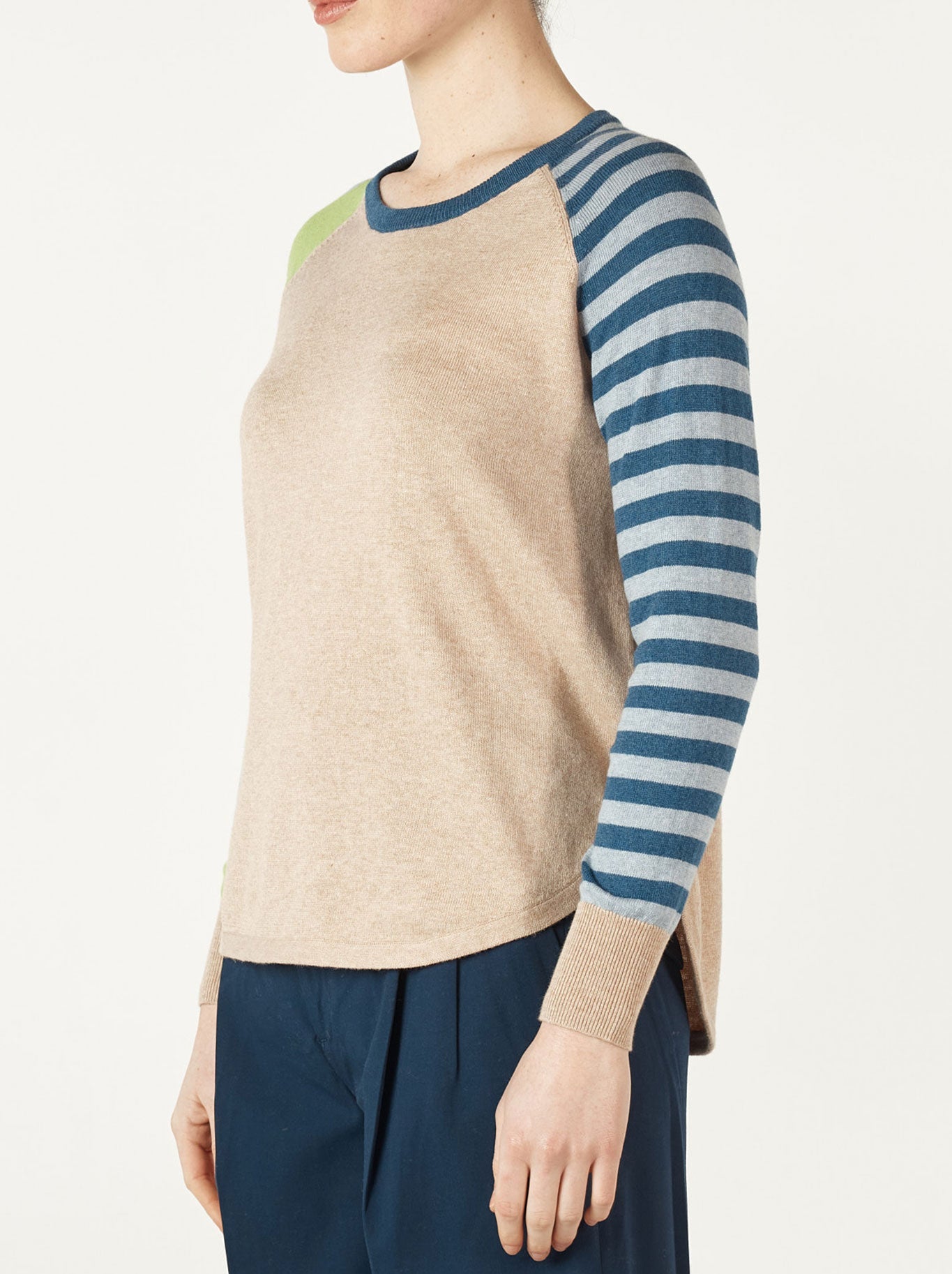 ZAKET & PLOVER SPOT STRIPE CREW