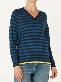 ZAKET & PLOVER ESSENTIAL STRIPE V KNIT