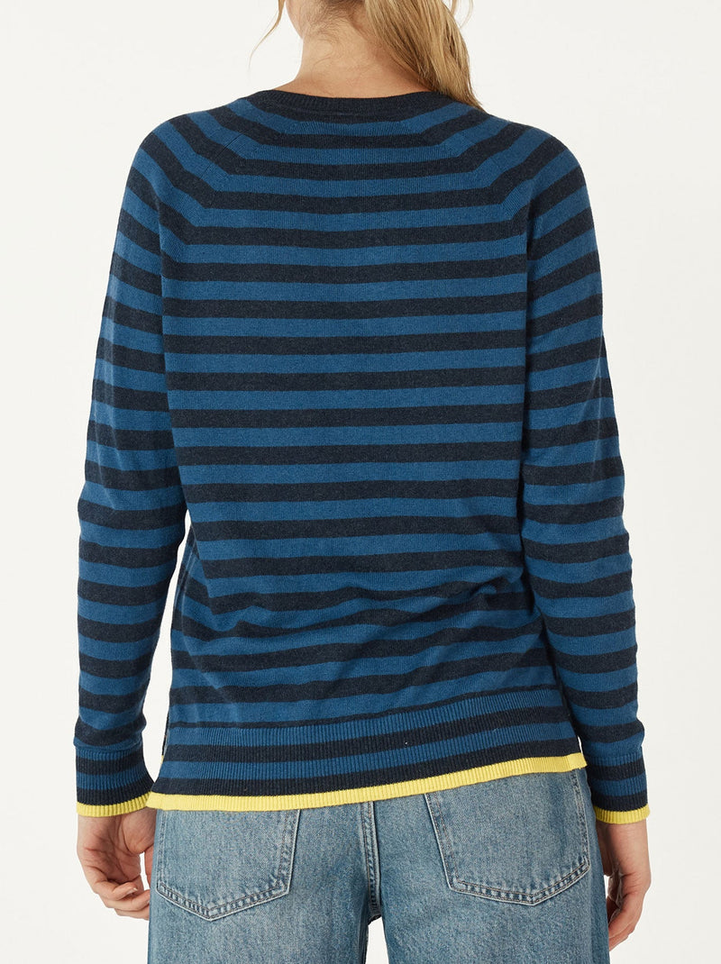 ZAKET & PLOVER ESSENTIAL STRIPE V KNIT