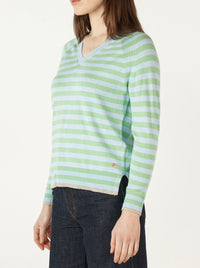 ZAKET & PLOVER ESSENTIAL STRIPE V KNIT