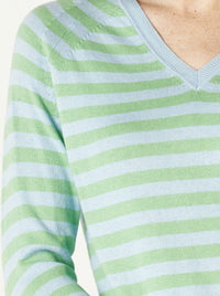 ZAKET & PLOVER ESSENTIAL STRIPE V KNIT