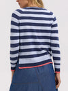 ZAKET & PLOVER ESSENTIAL STRIPE VEE KNIT