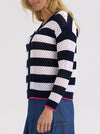 ZAKET & PLOVER POINTELLE ZIP CARDI