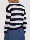ZAKET & PLOVER POINTELLE ZIP CARDI