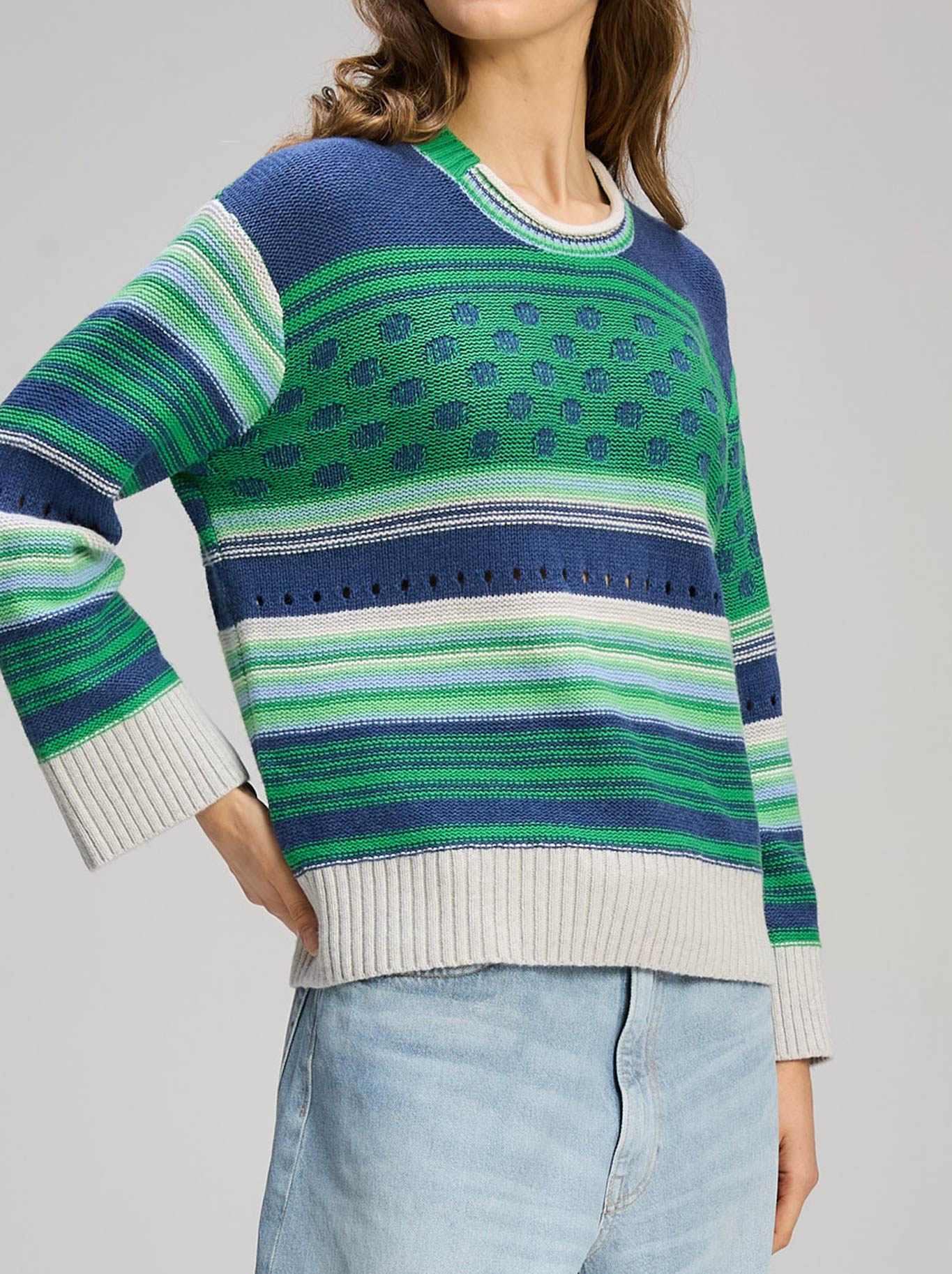 ZAKET & PLOVER STRIPE POP JUMPER