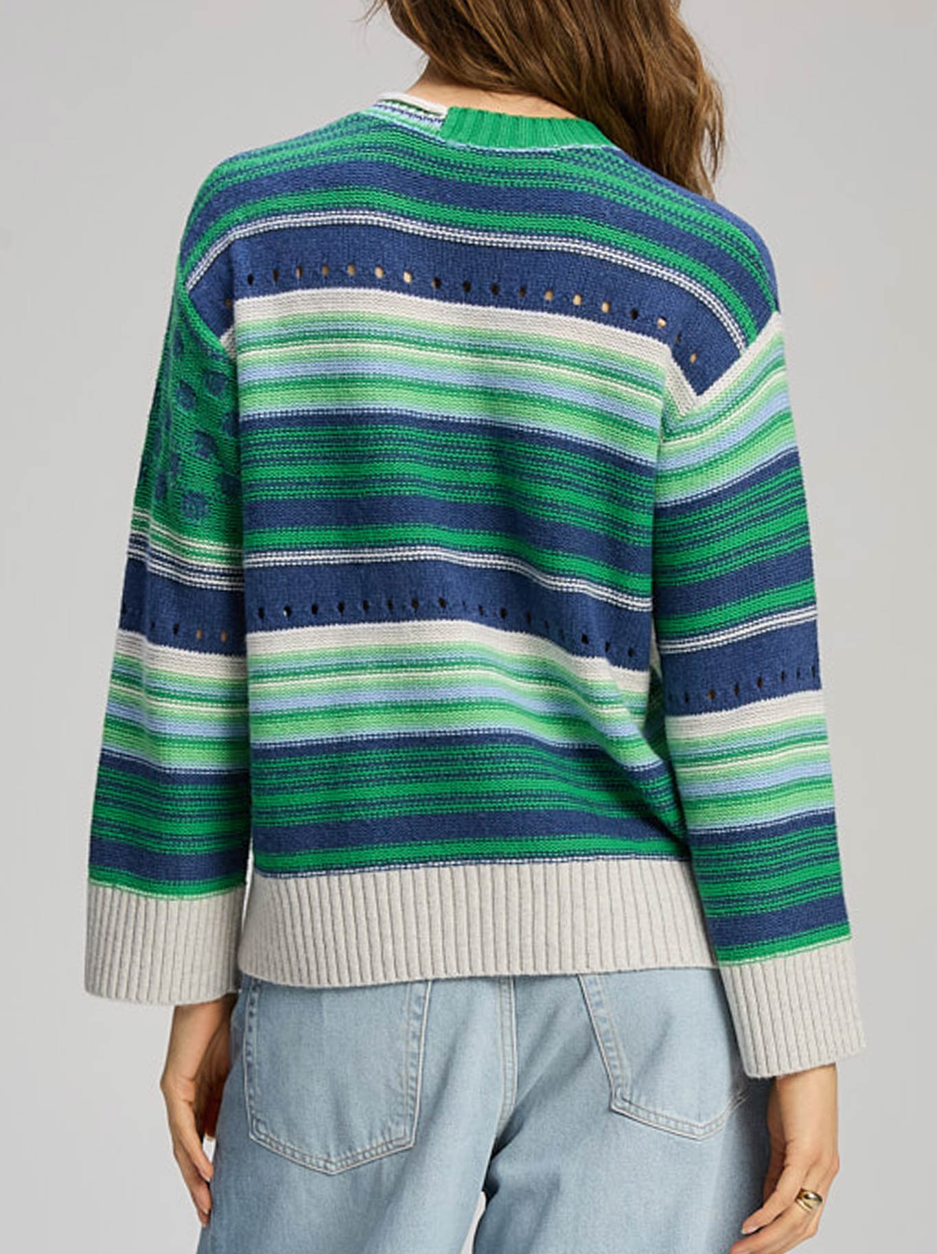 ZAKET & PLOVER STRIPE POP JUMPER