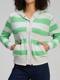 ZAKET & PLOVER EASY STRIPES HOODIE