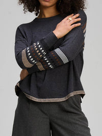 ZAKET & PLOVER TEXTURED SWING JUMPER