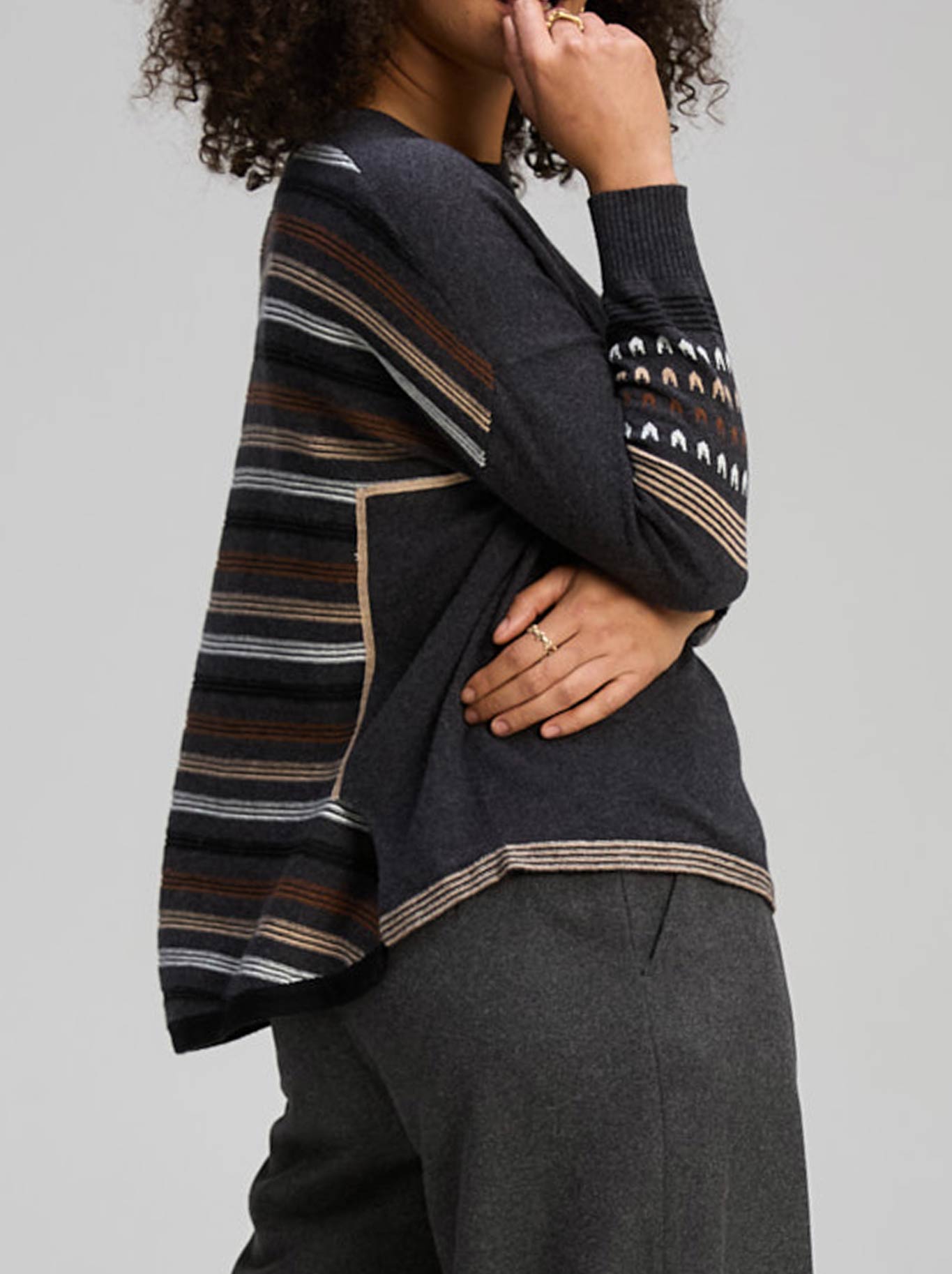 ZAKET & PLOVER TEXTURED SWING JUMPER