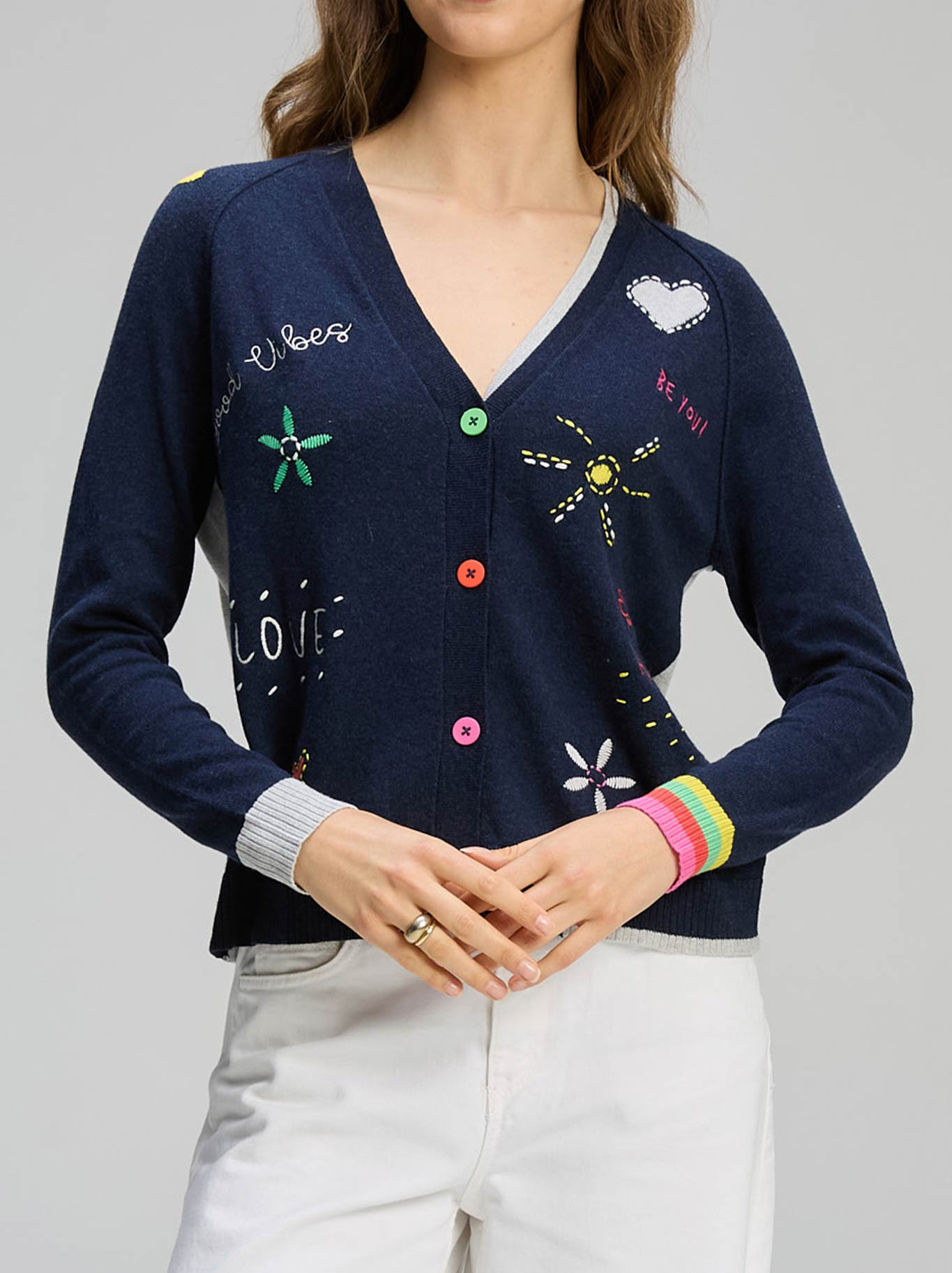 ZAKET & PLOVER GOOD ENERGY CARDI