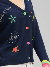 ZAKET & PLOVER GOOD ENERGY CARDI