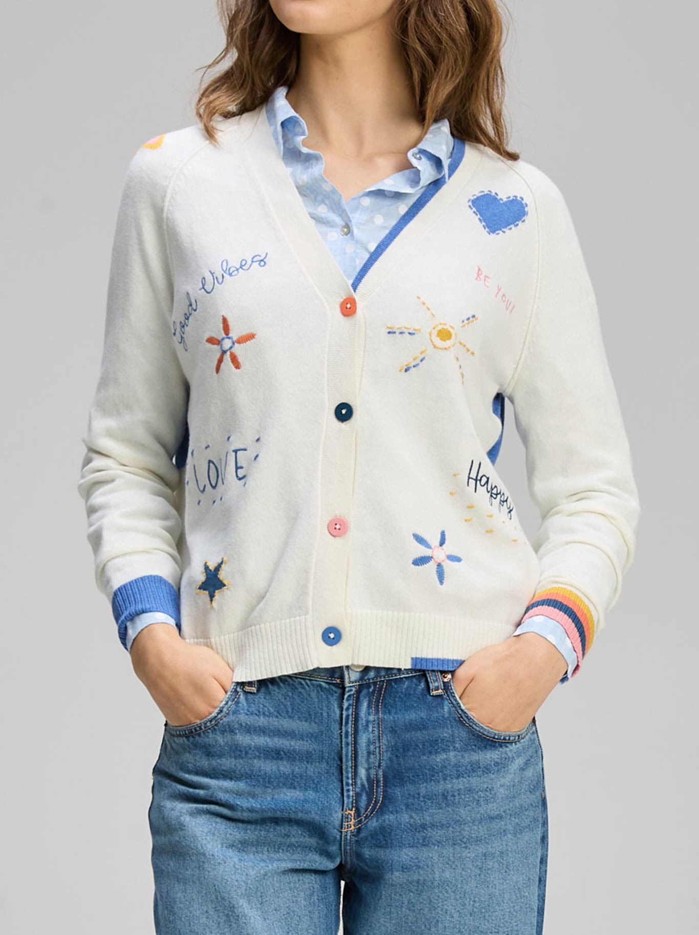 ZAKET & PLOVER GOOD ENERGY CARDI