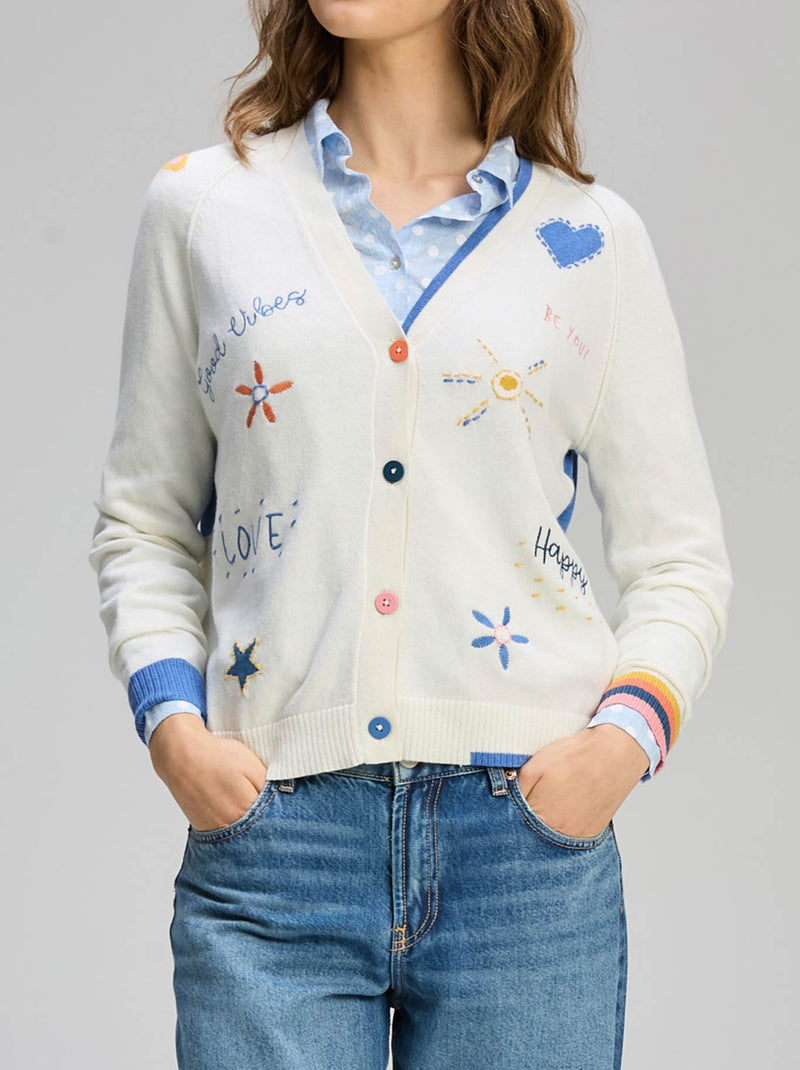 ZAKET & PLOVER GOOD ENERGY CARDI