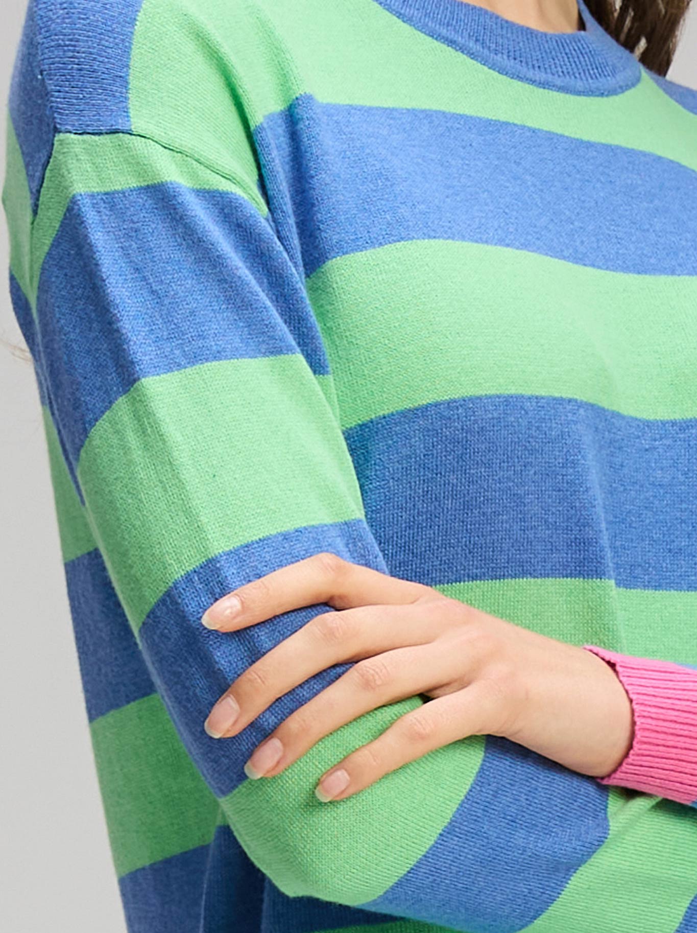 ZAKET & PLOVER STRIPE CLASH KNIT