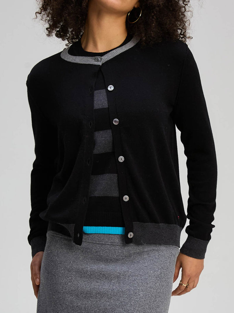 ZAKET & PLOVER ESSENTIAL CREW CARDI