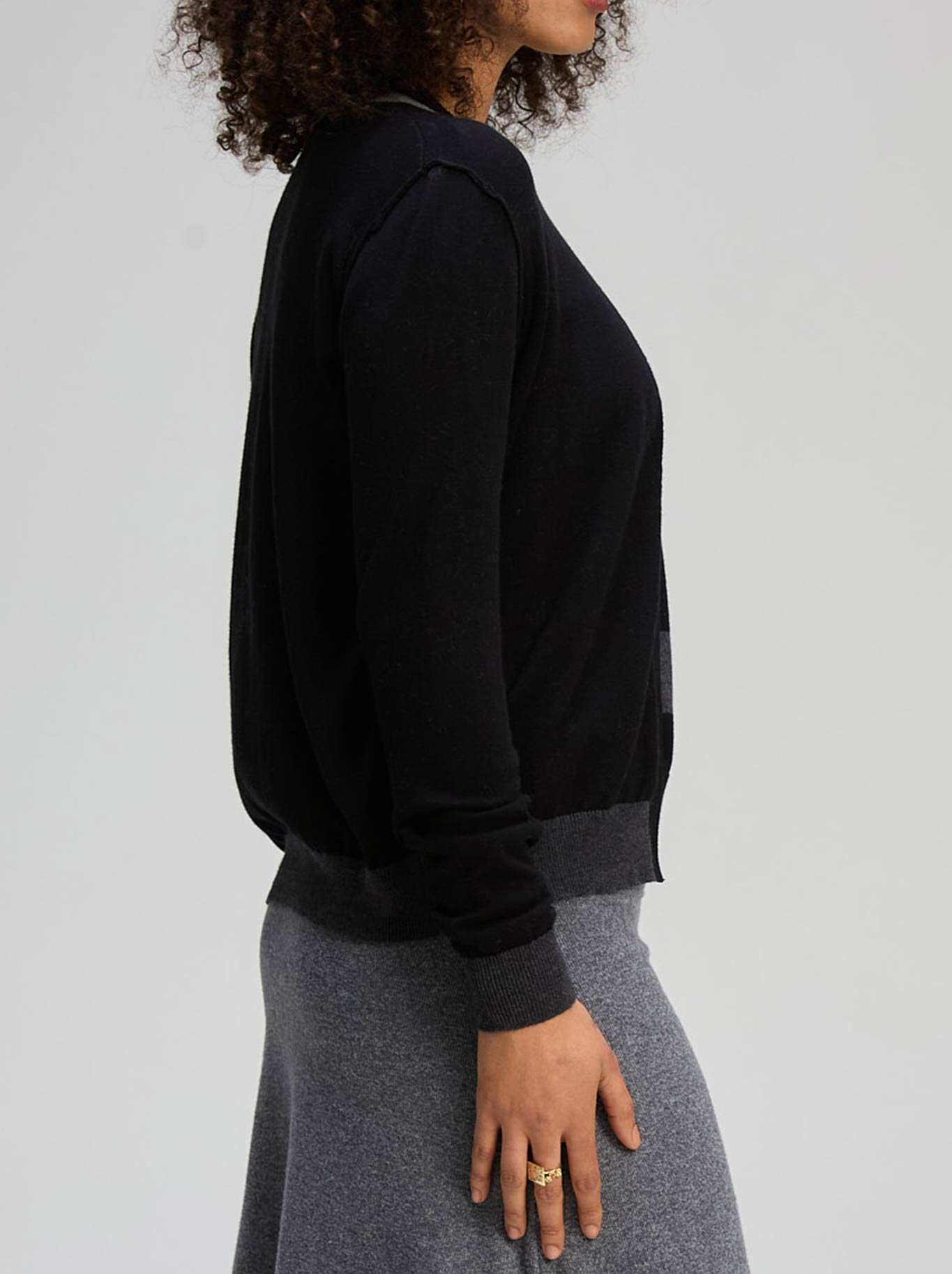 ZAKET & PLOVER ESSENTIAL CREW CARDI