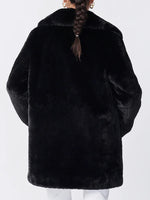 Ena pelly minimalist faux fur jacket sales