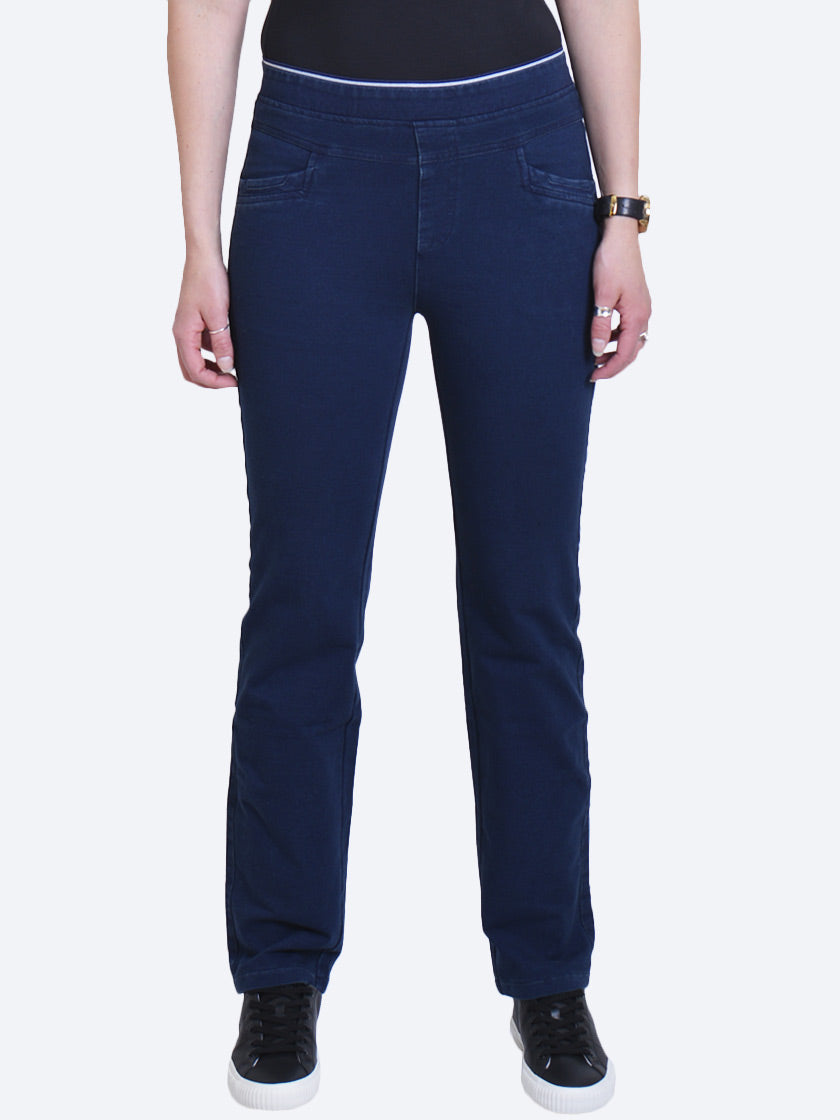 Yeltuor - GABRIELLA FRATTINI - Pants - GABRIELLA FRATTINI LUSTRE PANTS STRAIGHT LEG | DENIM