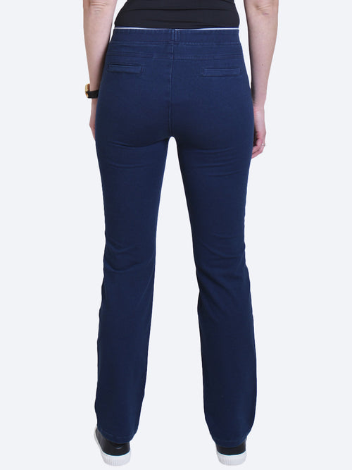 Yeltuor - GABRIELLA FRATTINI - Pants - GABRIELLA FRATTINI LUSTRE PANTS STRAIGHT LEG | DENIM