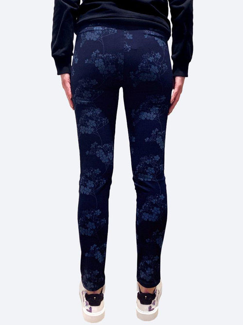 Yeltuor - ZIP - Jeans - GABRIELLA FRATTINI BLOSSOM PRINT LUSTRE PANT | NAVY A