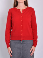 Yeltuor - JAMES MELBOURNE - Knitwear- JAMES CASHMERE PERFECT CARDI | RED