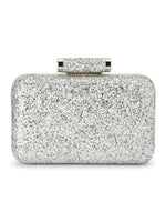 OLGA BERG ROSIE GLITTER CLUTCH