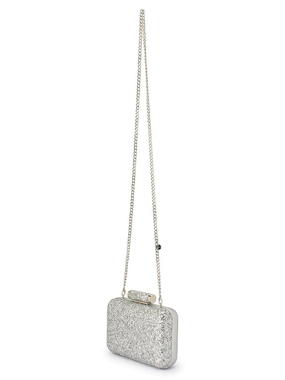 OLGA BERG ROSIE GLITTER CLUTCH