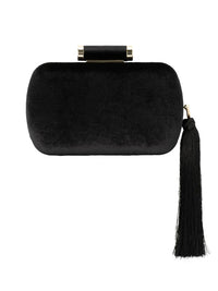 OLGA BERG MATILDA VELVET CLUTCH