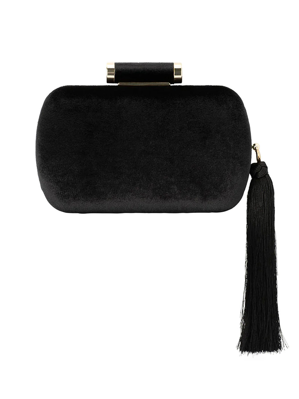 OLGA BERG MATILDA VELVET CLUTCH