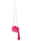 OLGA BERG MATILDA VELVET CLUTCH
