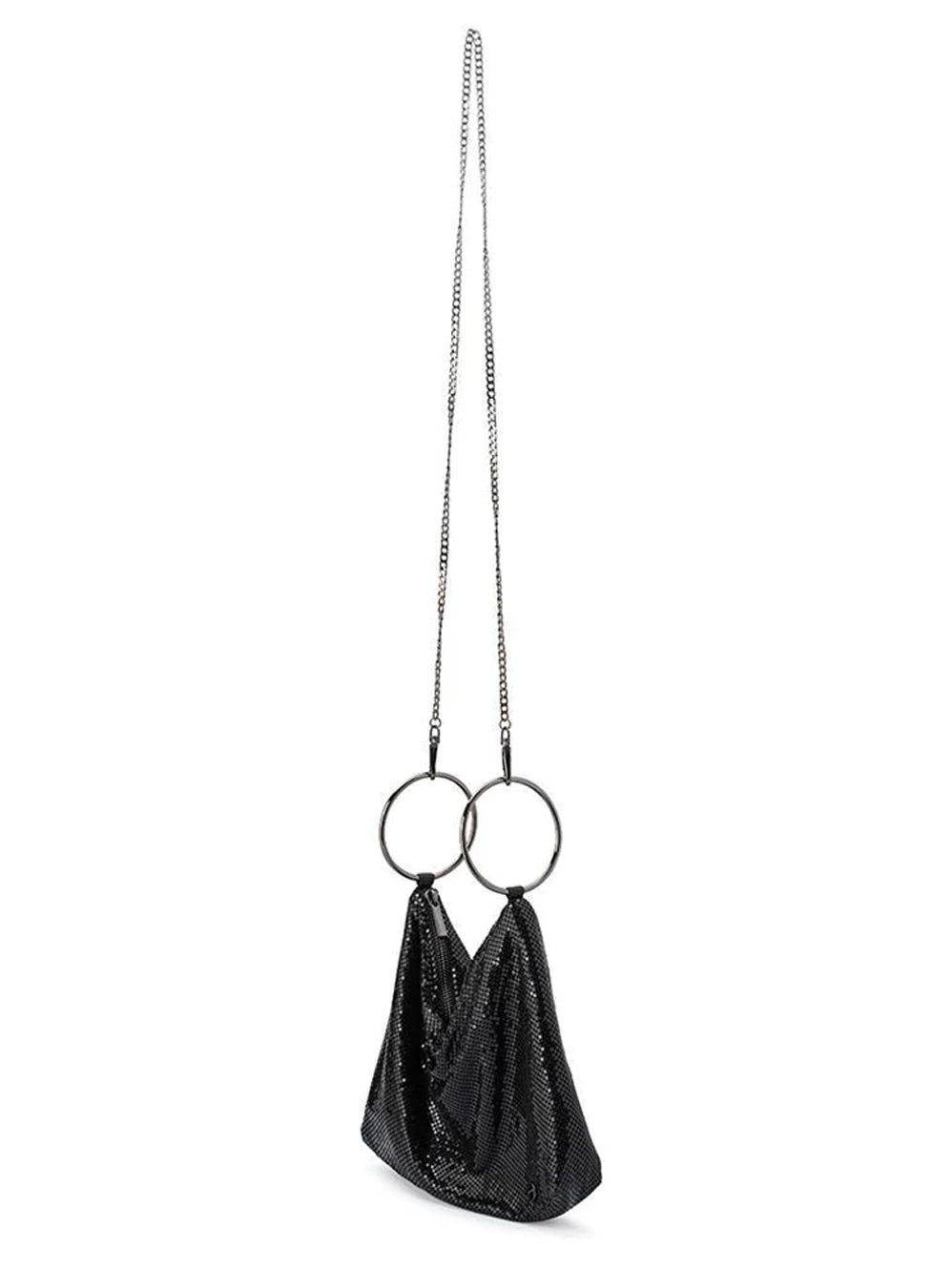 OLGA BERG SHAR MESH CONVERTIBLE BAG