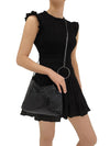 OLGA BERG SHAR MESH CONVERTIBLE BAG