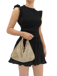 OLGA BERG SHAR MESH CONVERTIBLE BAG