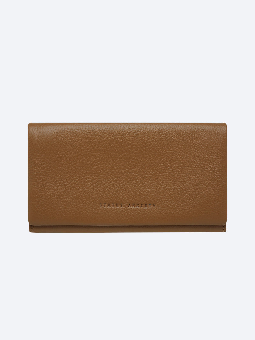 Yeltuor - STATUS ANXIETY - Accessories & Shoes - STATUS ANXIETY NEVERMIND WALLET | TAN