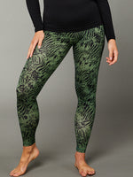 TANI TIGER GREEN LONG LEGGING