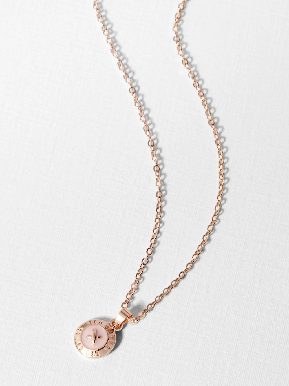 TED BAKER ELVINA MINI BUTTON PENDANT