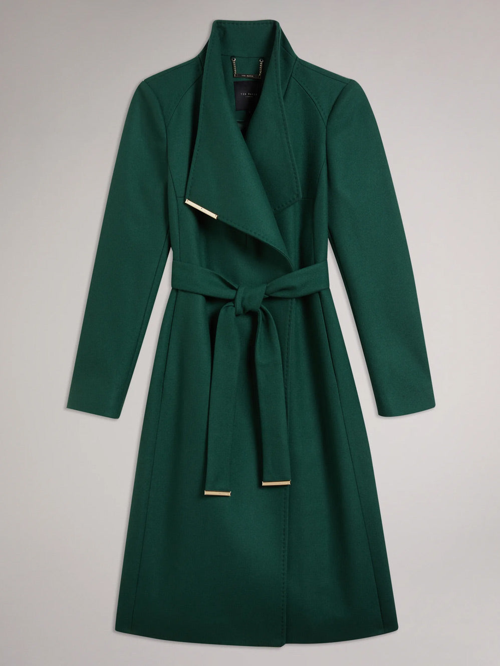 Ted baker emerald green coat new arrivals