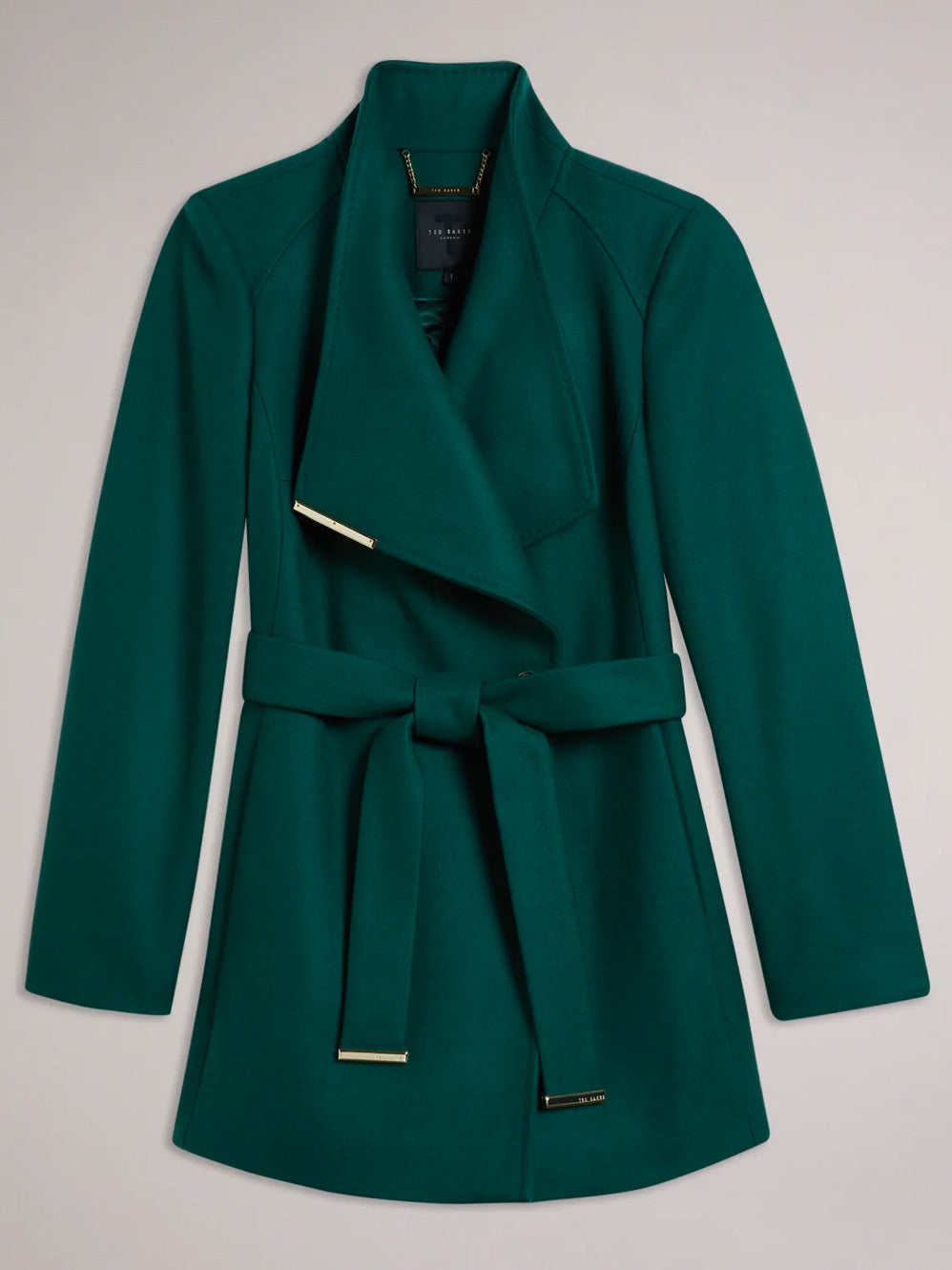 Dark green ted baker coat shop