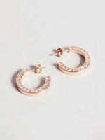 TED BAKER SENATTA CRYSTAL HOOP EARRING