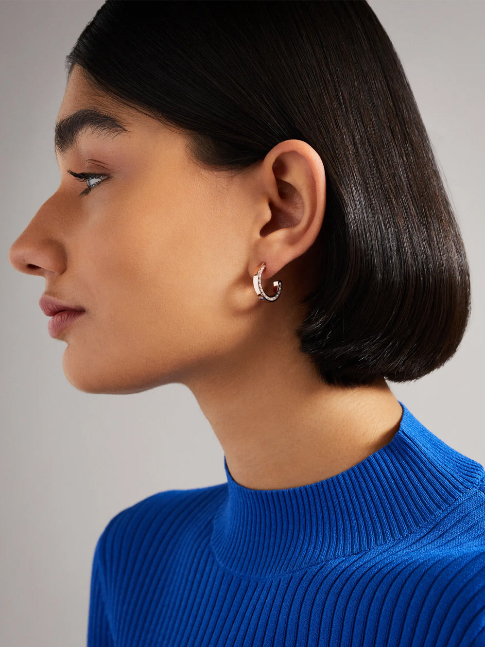 rose gold hoop earrings ted baker