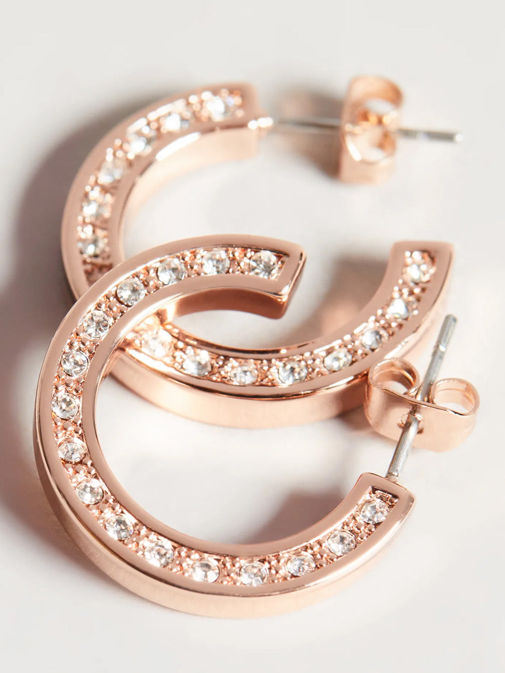 TED BAKER SENATTA CRYSTAL HOOP EARRING