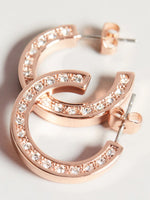 TED BAKER SENATTA CRYSTAL HOOP EARRING