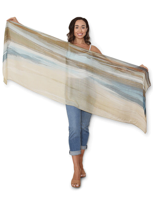 THE ARTISTS LABEL TOWARD THE END SCARF
