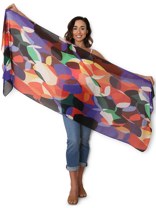 THE ARTISTS LABEL PRIMARY COLOURS SCARF