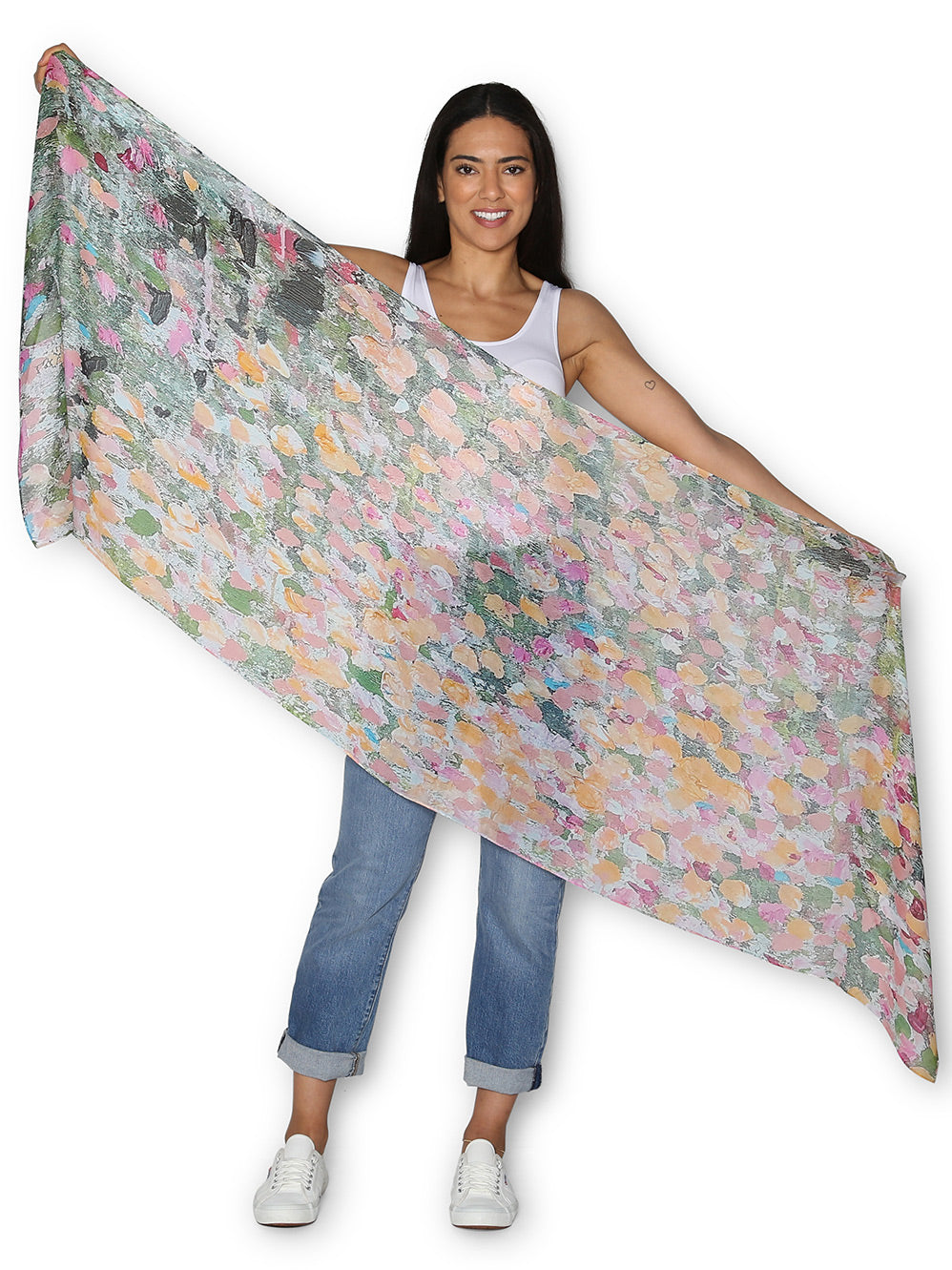 THE ARTISTS LABEL MONETS GARDEN SCARF