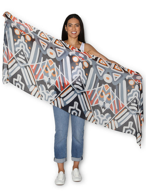 THE ARTISTS LABEL TRIBAL SCARF