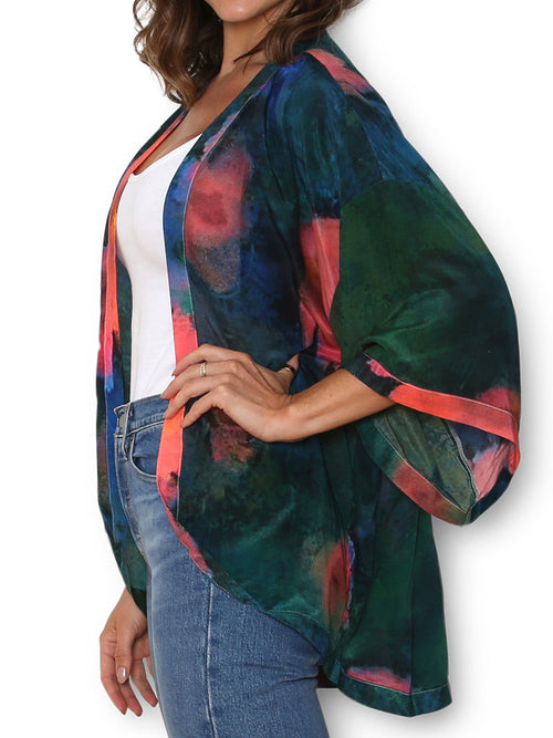 THE ARTISTS LABEL FRENCH MEADOW SILK KIMONO