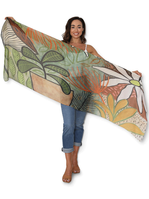 THE ARTISTS LABEL MY PATIO GARDEN SCARF