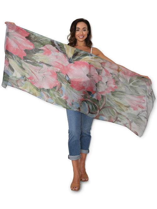 THE ARTISTS LABEL ANGELS TRUMPET SCARF